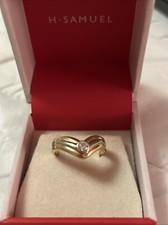 18ct  Tri Gold  Diamond (4mm)