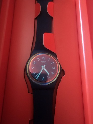 Swatch watch night - la, blue