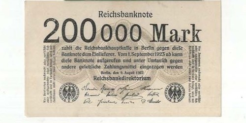Germany banknote 200000 marks - germany,