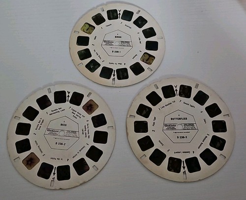 Viewmaster reels birds - viewmaster, bees