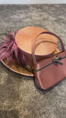 Pink hat and bag - pink,