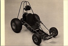 Vintage Postcard Dingo Go-Kart