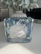 Cozee Home Supersoft Bright Floral 3 Piece Duvet Set Teal New Super king