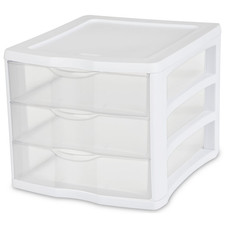 Sterilite Plastic 3 Drawer