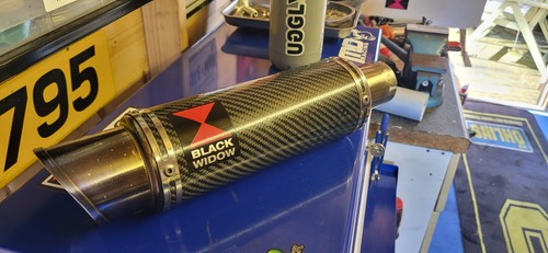 Black widow carbon - widow, blue