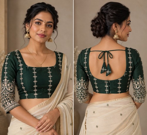 Saree blouse bollywood party - blouse,