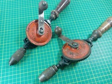 2x Vintage Stanley hand drills