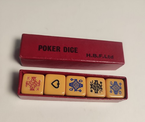 Vintage poker dice ltd - vintage, h.b.f.