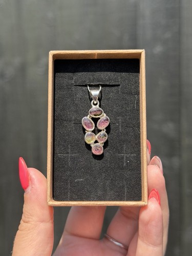 Watermelon tourmaline s925 - tourmaline,