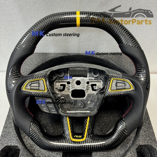 Carbon fiber steering wheel - carbon,