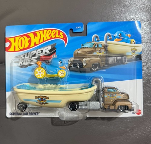 Hot wheels super rigs scrubba - wheels,