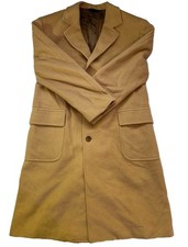 Men’s Brooks Brothers 100% Camel Hair Chesterfield Coat Size 40 Maxi 40/S