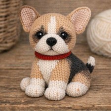 French Bulldog Knitting
