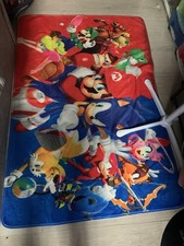 Mario and sonic curtains - and, curtains,
