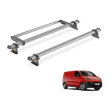 Fiat Scudo Roof Rack for 2022+ 2 Roof Bars & Roller - Van Guard Trade