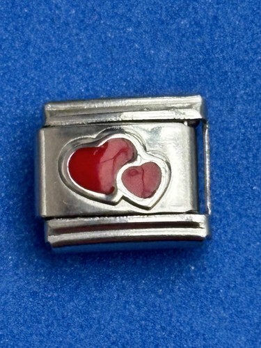 Ruby red enamel entwined - enamel,