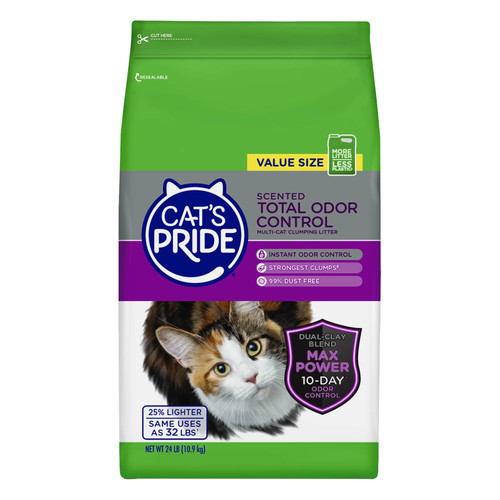 Total odor control scented cat - total,