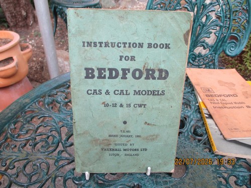 Instruction book for - for, bedford