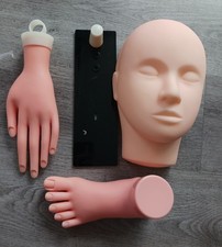 Pcs manicure practice hand - practice,