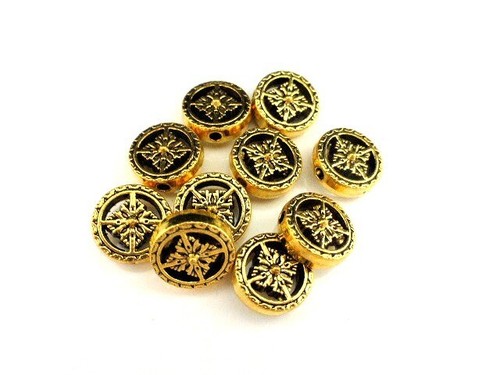 Decorative flat round - flat,