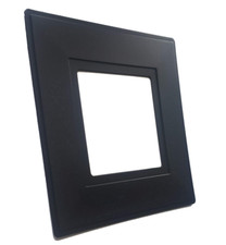 Black Single Light Switch