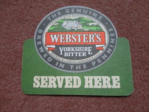 Beer mats coasters - , webster's