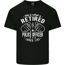 A Retired Police Officer Looks Like Mens Light Cotton T-Shirt