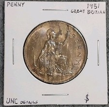 Great Britain 1951 Penny Key