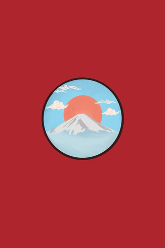 Japan stamp book - book:, minimalist