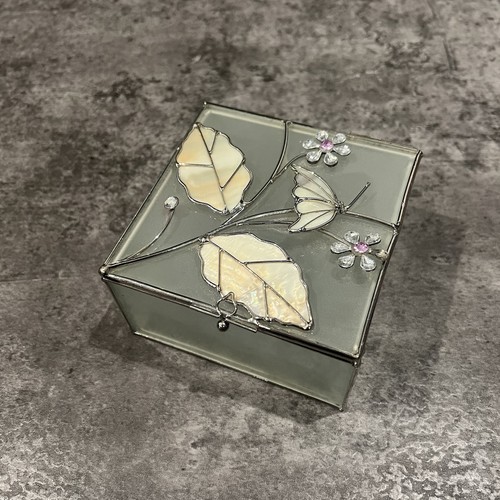 Vintage glass trinket - vintage,