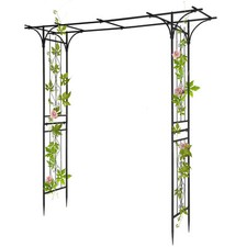 Metal/Wooden Garden Arch Gate