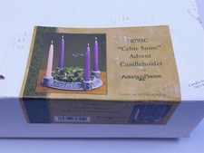 Abbey Press Advent Wreath Candle Holder Ring CELTIC STONE 12" Unused In Box