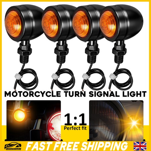 Black motorcycle turn - 4x,