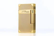 Vintage ST Dupont Ligne 2 Lighter Classic Gold Malletier NEW