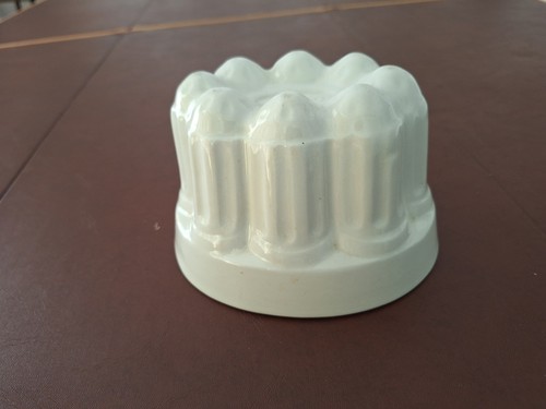 Antique ceramic jelly mould - antique,