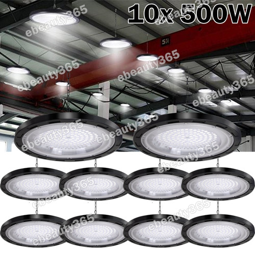 10x 500w led high - 10x, bay