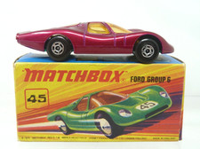MATCHBOX SUPERFAST No 45 FORD GROUP 6 1-75 SERIES GREEN BASE BOXED