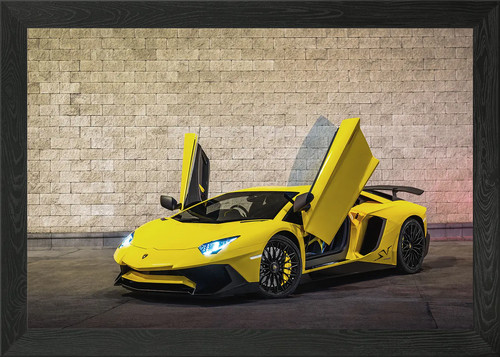 Lamborghini aventador framed - lamborghini,