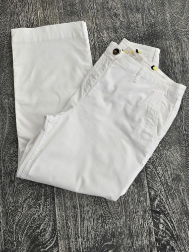 Boden white crop chino - white,