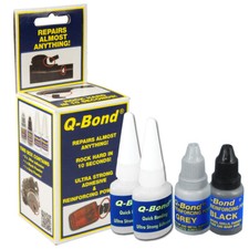 Q Bond QB2 Ultra Strong Adhesive & Filler Powder (Black & Grey) 10 Second Cure