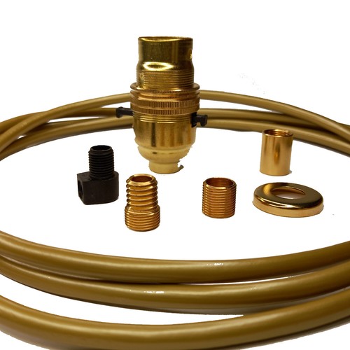 Woodturning lamp making kits - making,