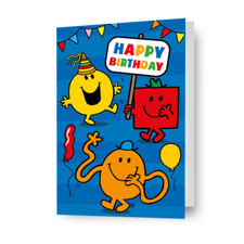 Happy Birthday Card Mr Men &