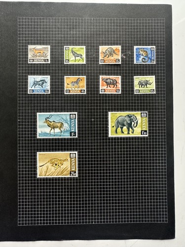 Kenya wildlife stamps set - wildlife,