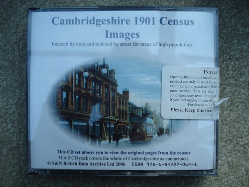 Cambridgeshire 1901 census - cambridgeshire,