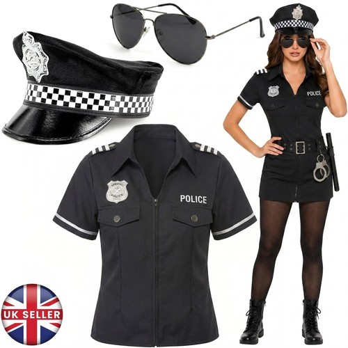 Ladies policewoman costume - ladies, cop