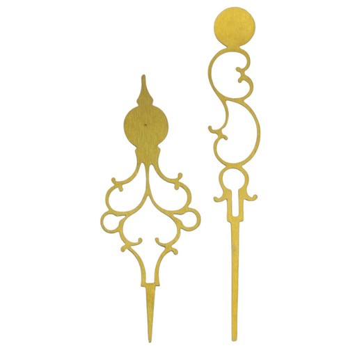 Serpentine fancy brass clock - serpentine, /