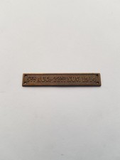 ORIGINAL WW1 1914 MONS STAR MEDAL CLASP,BAR,5th AUG.-22nd NOV.1914