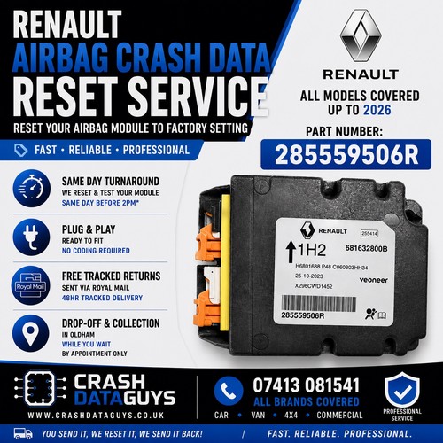 Renault 285559506r crash data - renault,