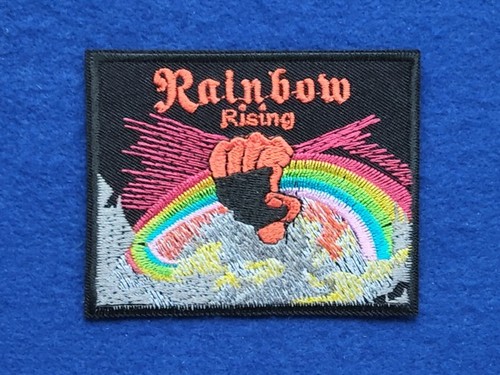 Rainbow patch sew iron on - or,