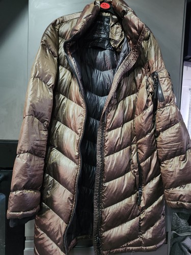 Women brown puffer coat - brown, andrew